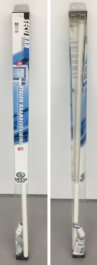 SecuBar Twist Barrièrestang (990 mm, Ø21 mm, in de dag |wit), Doe-het-zelf en Verbouw, Ophalen, Nieuw, IJzer, Overige typen