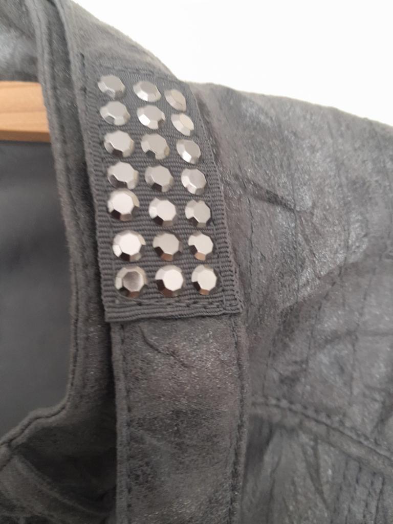 Kort grijs jasje, Ophalen of Verzenden, Zo goed als nieuw, Maat 42/44 (L), Grijs