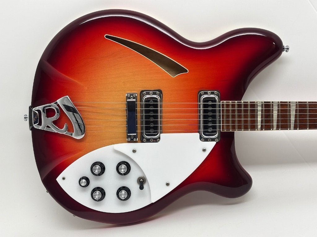 Rickenbacker 360 2013 - Custom 3-Tone Fireglo w/case, Overige merken, Semi-solid body, Gebruikt, Ophalen of Verzenden