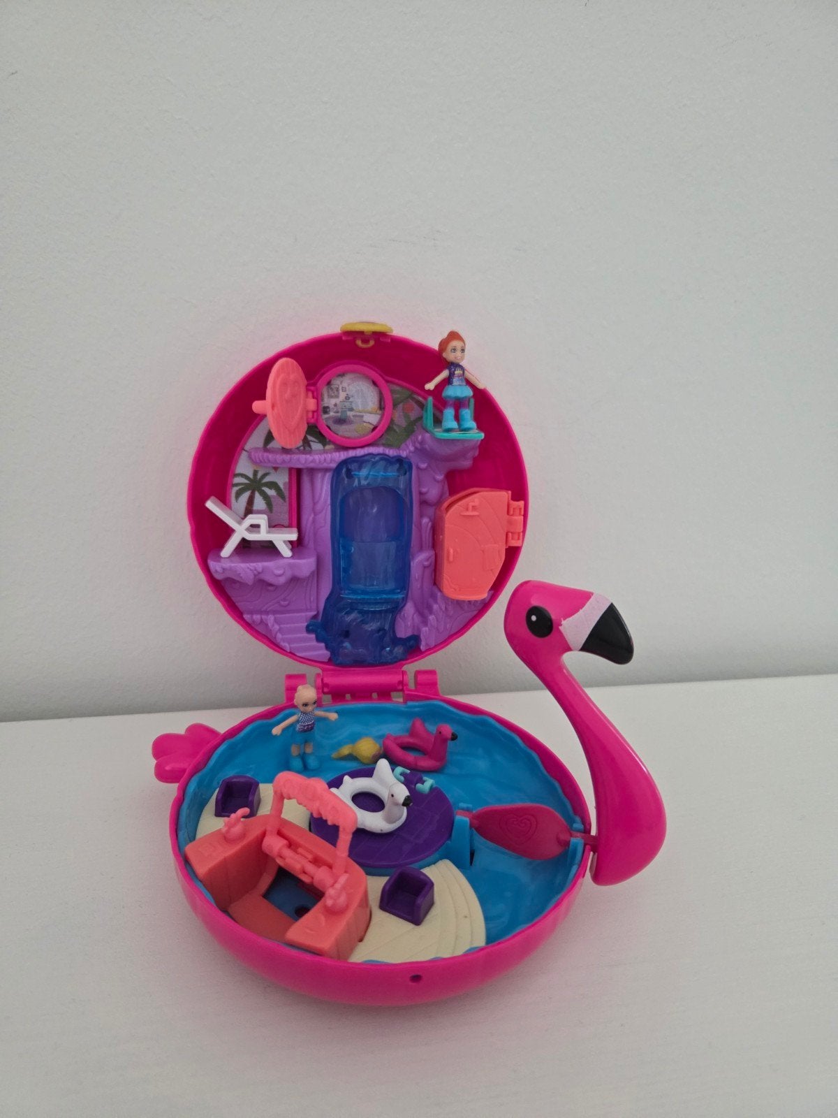 Polly Pocket flamingo, Ophalen, Zo goed als nieuw, Jongen of Meisje