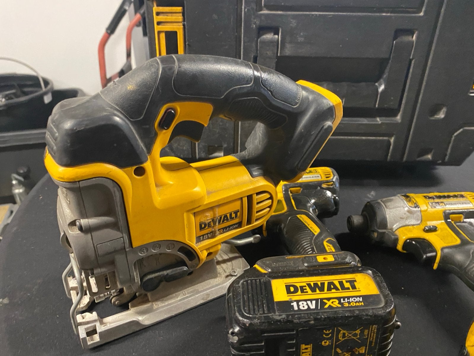 DeWalt Gereedschapsset: Accuboormachine, Slagmoersleutel, De, Ophalen of Verzenden, Gebruikt, Accuboormachine, DeWalt