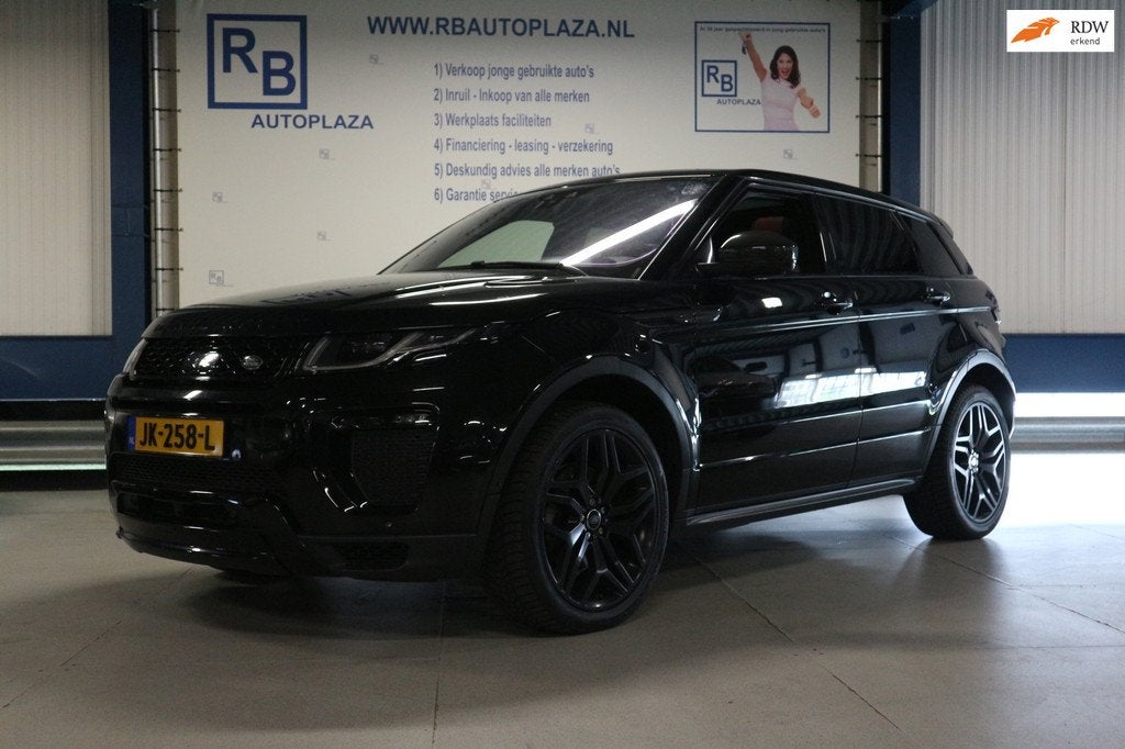 Land Rover Range Rover Evoque 2.0 Si4 Autobiography / URBAN, Euro 6, Zwart, Bedrijf, Vierwielaandrijving