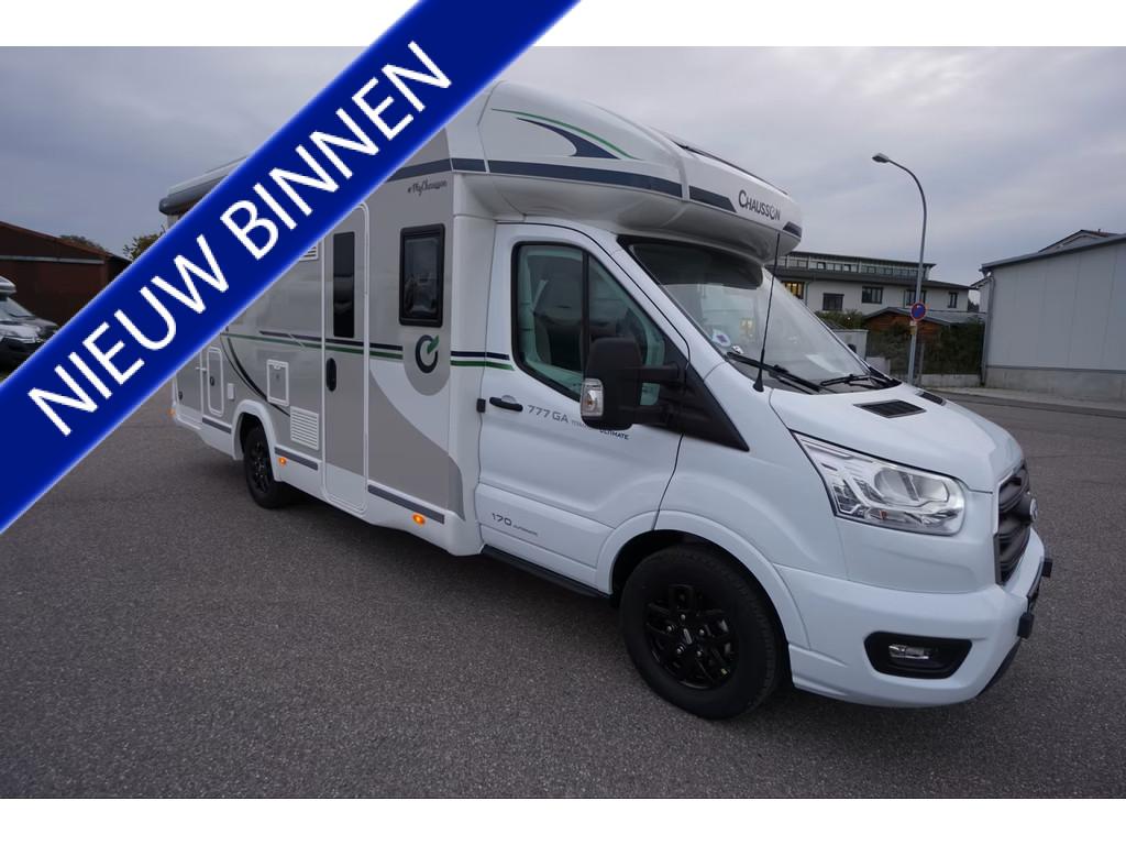 Chausson 777 Etappe Line 165 PK * 8 TRAPS AUT * ALLE PAKETTE, Caravans en Kamperen, Campers, Automaat, Ringverwarming, Info@autolemmer.nl