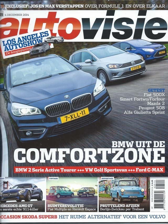 Autovisie 25 2014 : Trabant 601 - Skoda Superb II - Mazda2, Ophalen of Verzenden, Gelezen, Algemeen