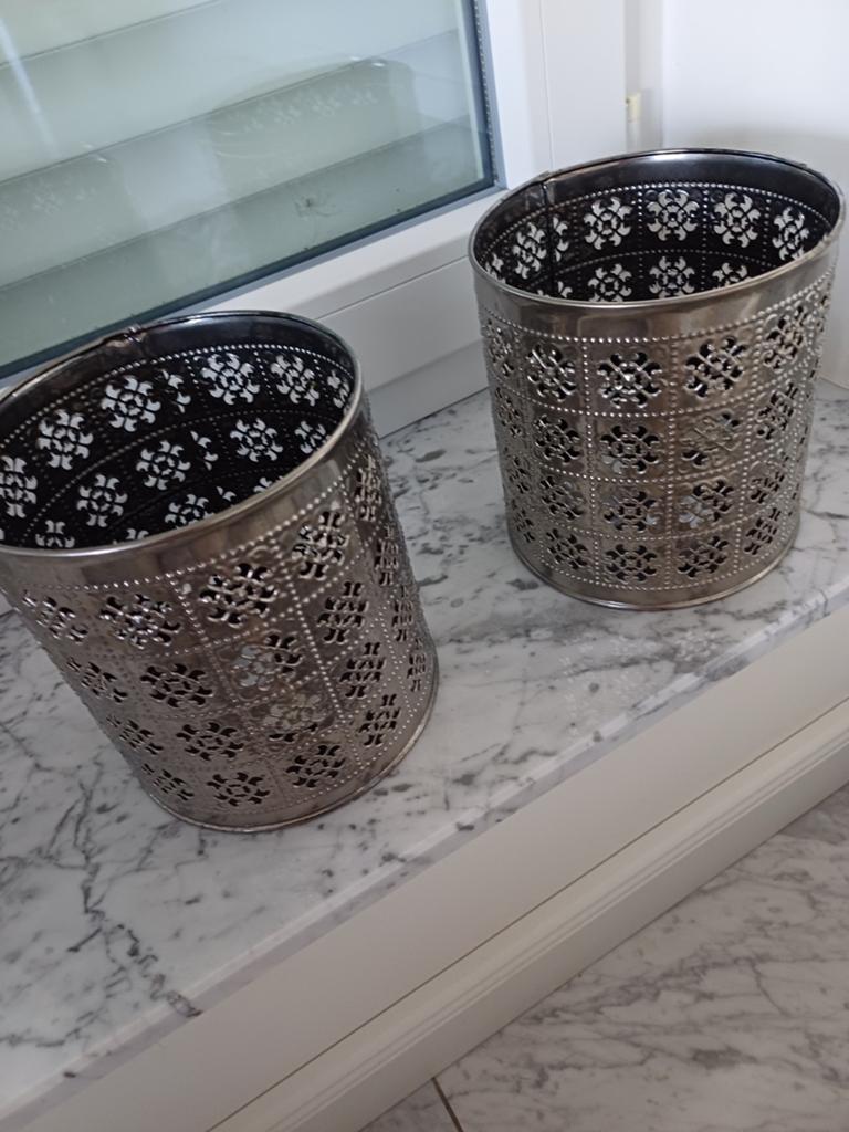 2 x windlicht, Huis en Inrichting, Woonaccessoires | Kandelaars en Kaarsen, Ophalen of Verzenden, Overige materialen, Minder dan 25 cm
