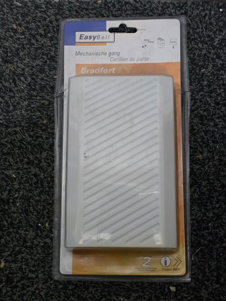 Easybell Mechanische gong - Nieuw in verpakking, Huis en Inrichting, Deurbellen, Ophalen of Verzenden, Nieuw, Bedraad