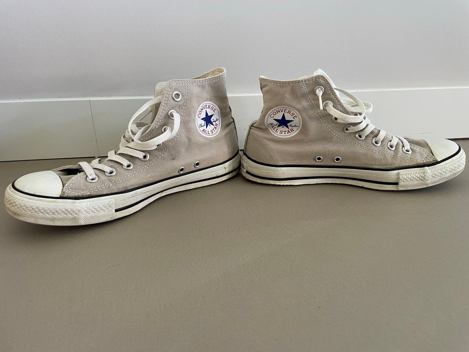 Converse All Star High Top Sneakers Maat 42 Beige, Kleding | Heren, Schoenen, Overige kleuren, Ophalen of Verzenden, Sneakers of Gympen