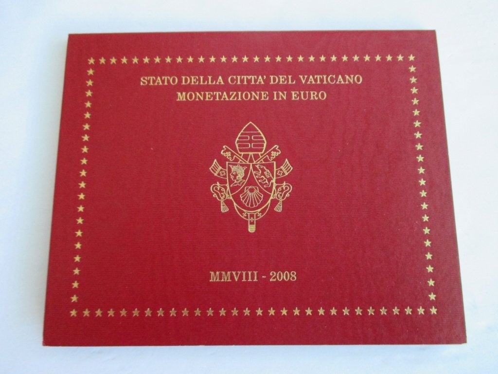 Vaticaan bu set 2008, Ophalen of Verzenden, Vaticaanstad, Overige waardes, Setje