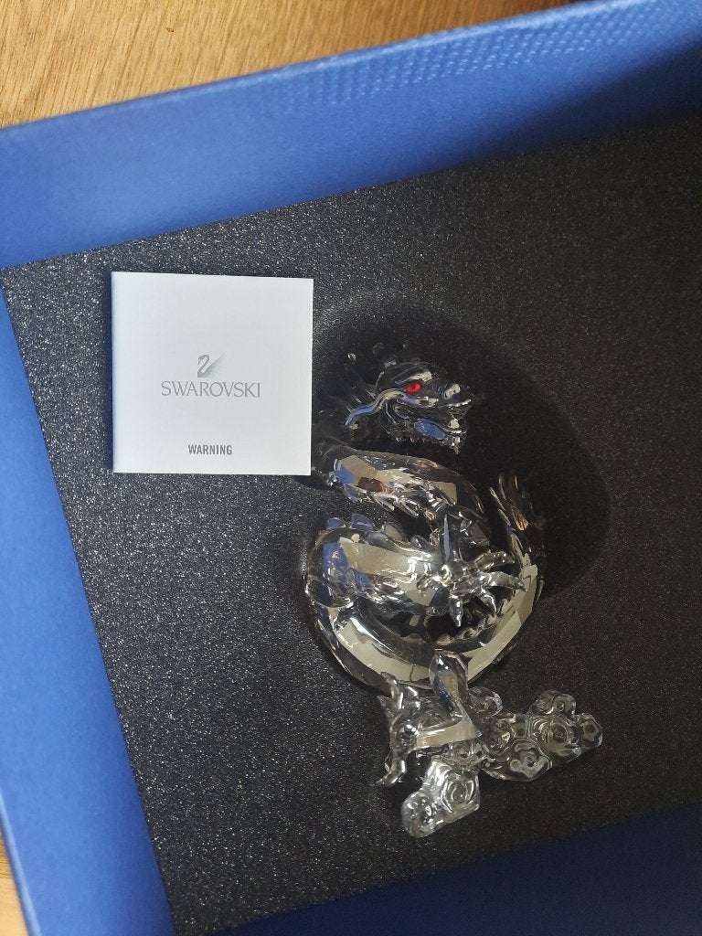 Swarovski. Jaarstuk 2012 Dragon. Topstuk, Verzamelen, Swarovski, Ophalen of Verzenden, Figuurtje