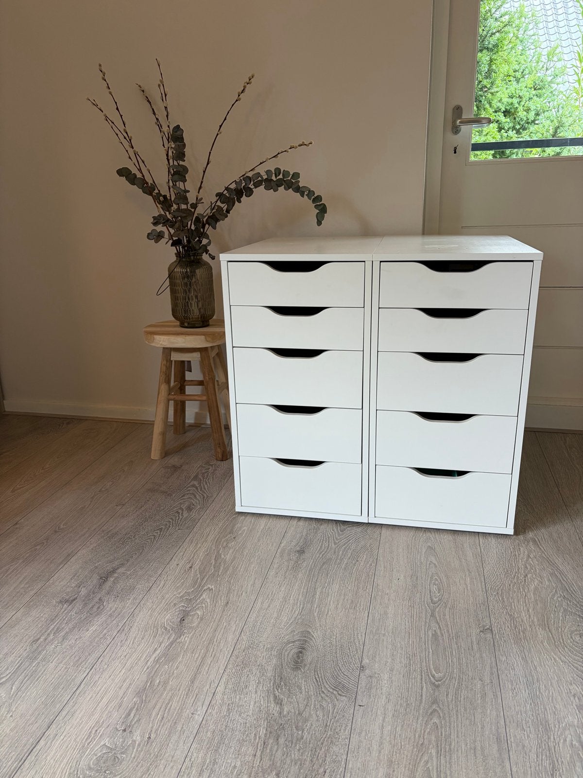 2x IKEA Alex ladekast wit, in zeer goede staat, Huis en Inrichting, Kasten | Ladekasten, Ophalen, Overige materialen, Minder dan 50 cm