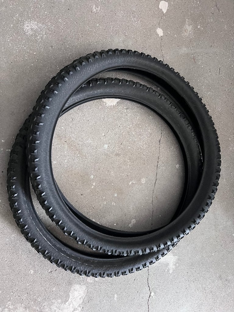 setje 26” fatbike buitenbanden, Ophalen, Elektrische fiets, Gebruikt, Band
