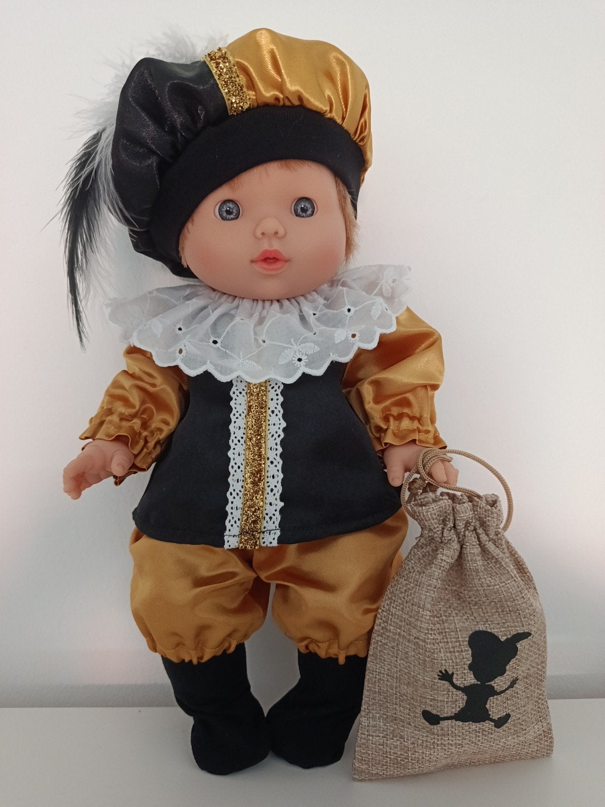 Pietenpakje voor Paola Reina Gordi poppen van 34cm, Ophalen of Verzenden, Nieuw, Babypop