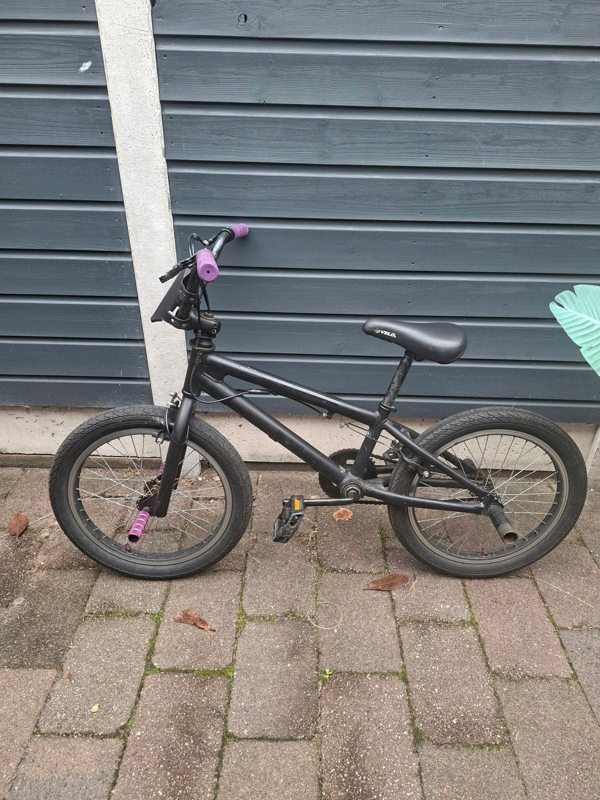 Stoere BMX crossfiets -, Fietsen en Brommers, Ophalen, Gebruikt, Staal, Velgrem