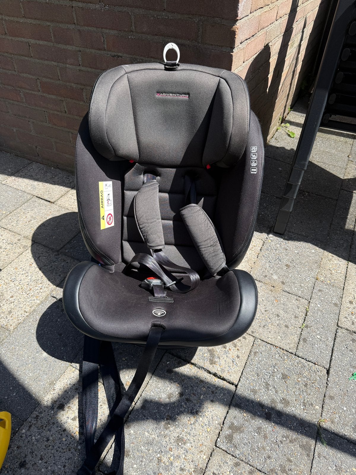 X-adventure 360 graden draaibare autostoel, Kinderen en Baby's, Autostoeltjes, Autogordel, 15 t/m 36 kg, Zo goed als nieuw, Ophalen