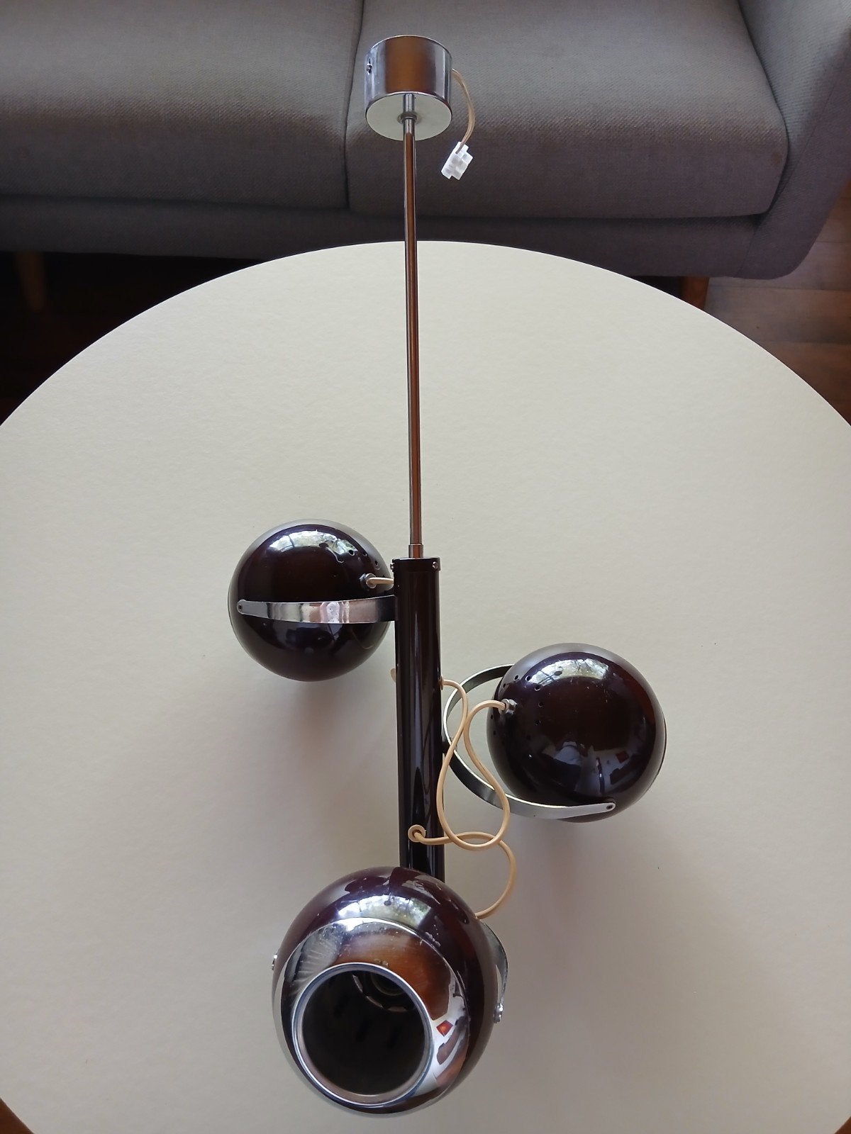 Vintage hanglamp Dijkstra, Ophalen, Gebruikt, Minder dan 50 cm