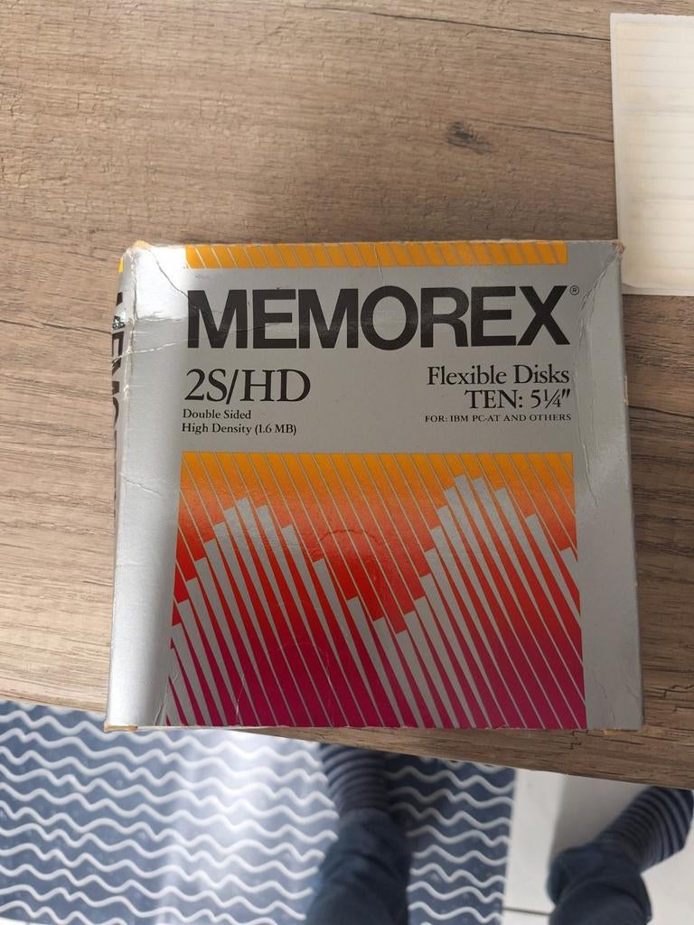 Vintage Memorex 10x floppy diskettes ongebruikt in doos, Ophalen of Verzenden, Nieuw, Overige typen