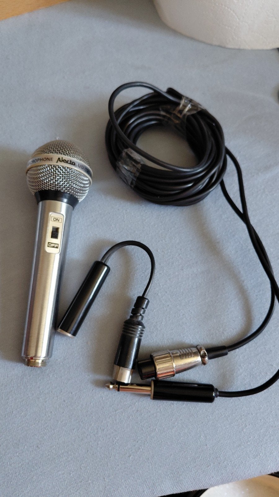 vintage Alecto UD-129 Dynamische Microfoon, Muziek en Instrumenten, Microfoons, Ophalen of Verzenden, Gebruikt
