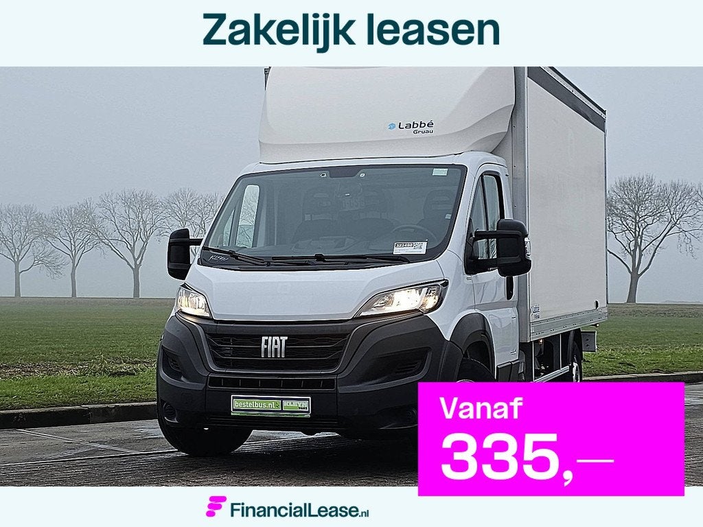 FIAT DUCATO 2.2 bakwagen deuren!, Gebruikt, Euro 6, Wit, Bedrijf
