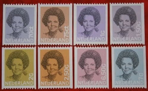 Nederland 1982-1986 - nvph 1237-1252 - Beatrix zwart, Postzegels en Munten, Ophalen of Verzenden, Na 1940, Postfris
