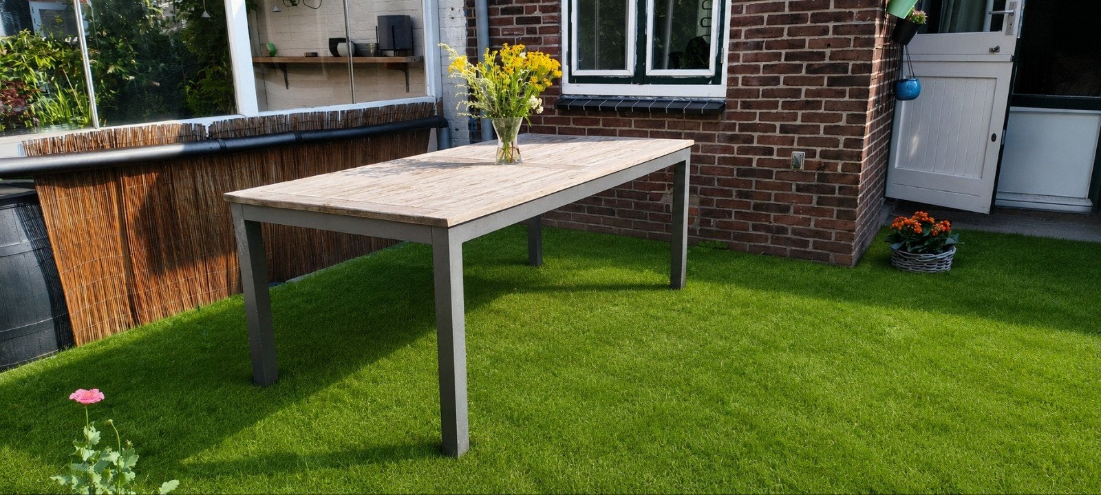 Bois le Duc tuintafel - 2x1m - Lichtgewicht en ruim, Ophalen