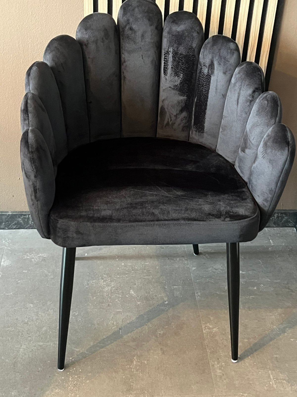 Eetkamer stoelen, Ophalen, Zwart, Zo goed als nieuw, Twee