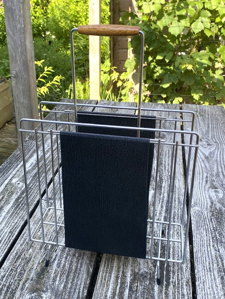 Leuke Vintage Lectuurbak Brabantia - retro sixties seventies, Met handvat, Gebruikt, Metaal, Lectuurbak