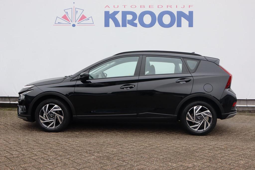 Hyundai Bayon 1.0 T-GDI Comfort Automaat I Navigatie I Stuur, Zwart, Zwart, Origineel Nederlands, Bedrijf