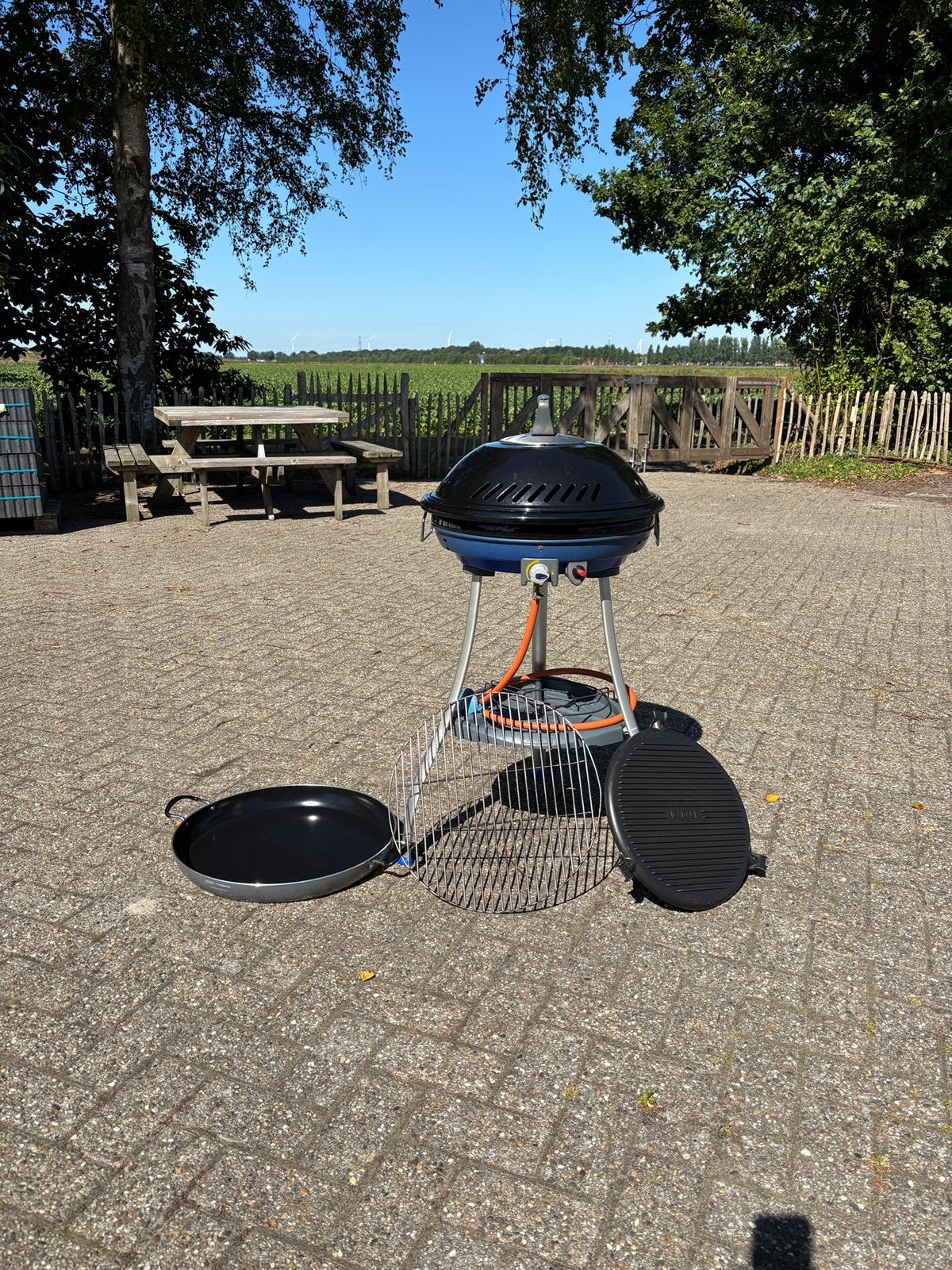 Nette Cadac carri chef 50 skottelbraai, Ophalen, Gebruikt
