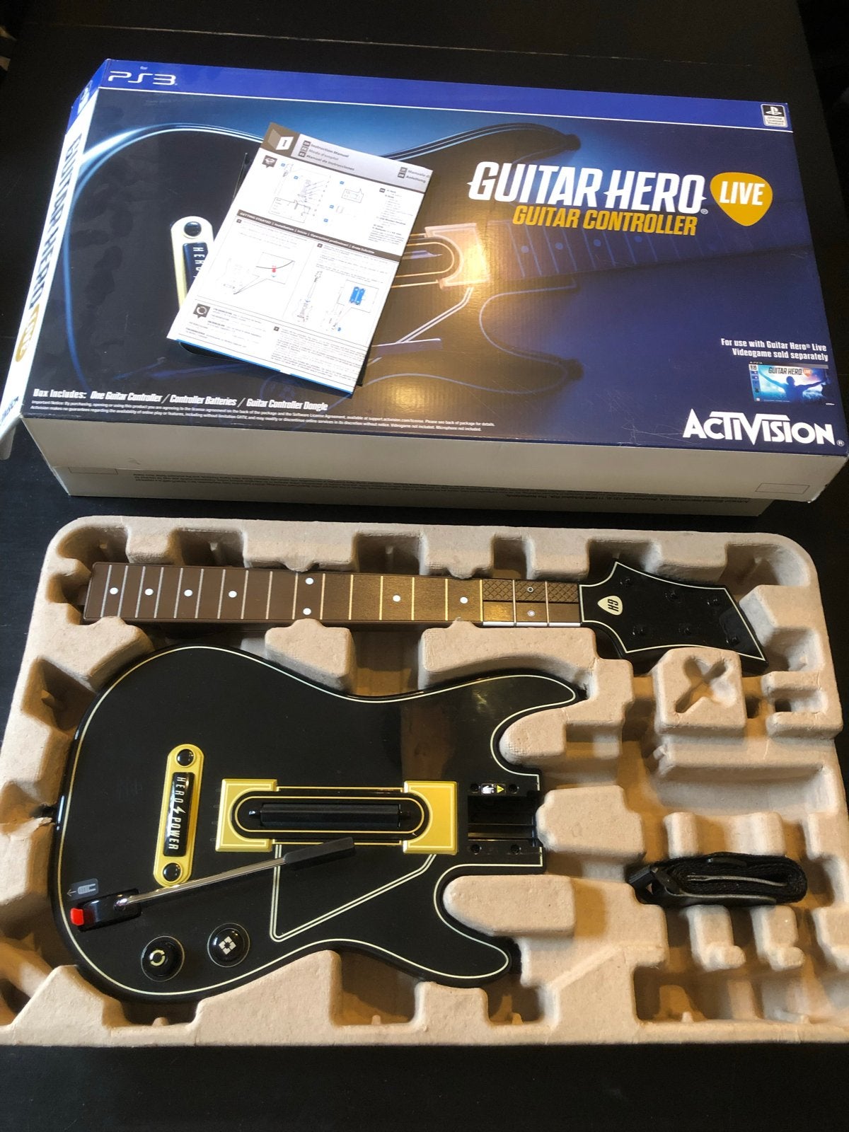 Guitar Hero Live PS3 met 2 gitaarcontrollers en 2 dongles, Spelcomputers en Games, Muziek, 2 spelers, Eén computer, Ophalen of Verzenden