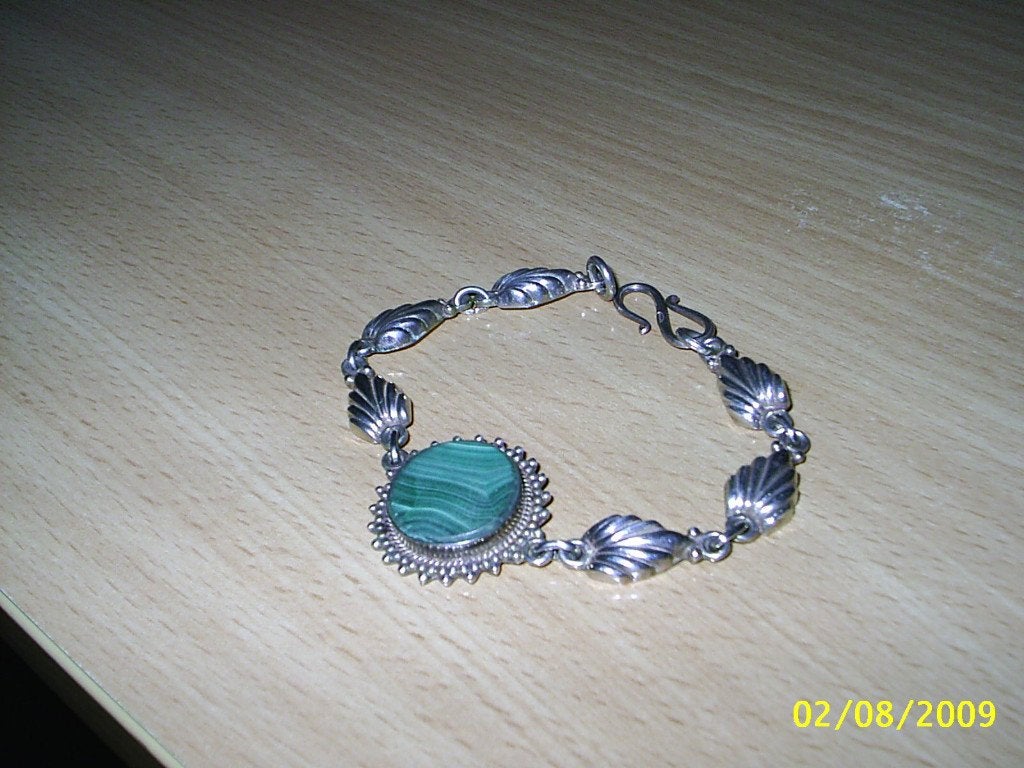 Zilvere armband met Labradorieth, Blauw, Nieuw, Ophalen of Verzenden, Met edelsteen