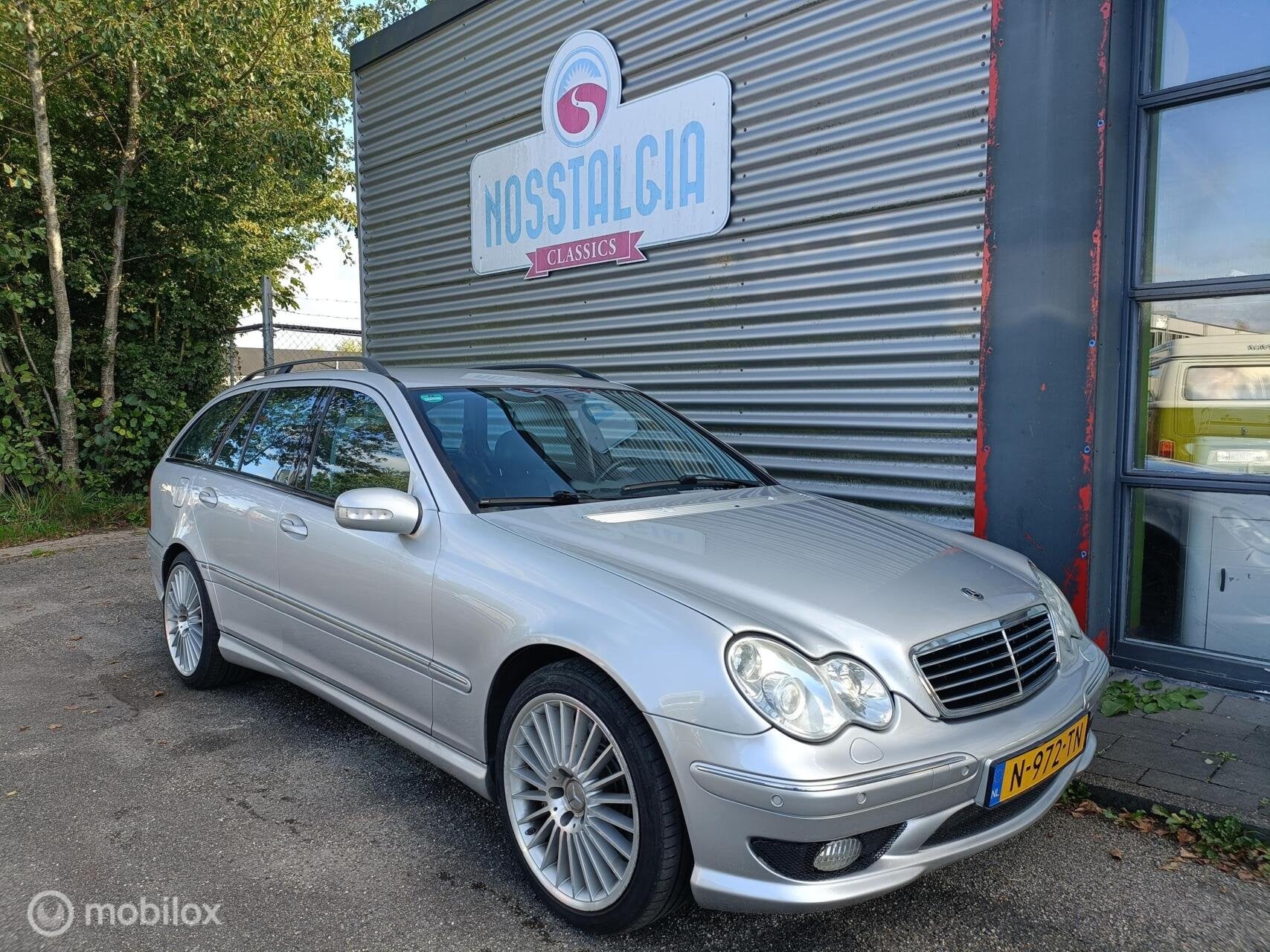 AMG! Nette Mercedes C-klasse Combi AMG 32, Auto's, Automaat, Achterwielaandrijving, Zwart, 1595 kg
