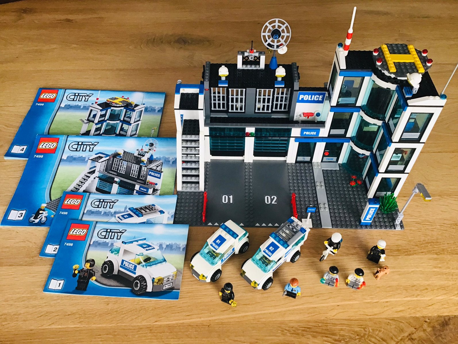 LEGO city 7498, police station, politie bureau compleet ZGAN, City, Lego, Ophalen of Verzenden, Complete set