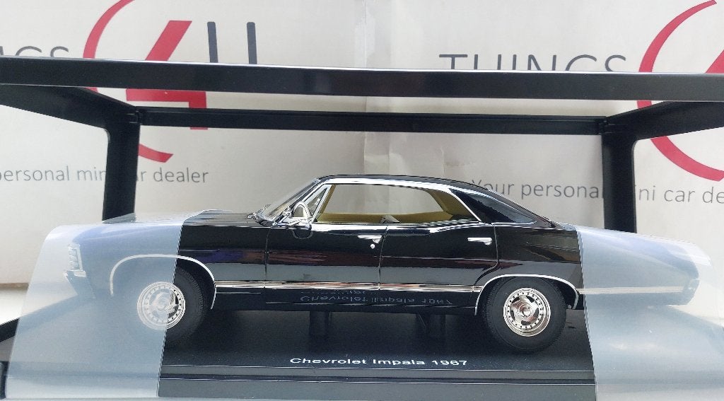 MCG 1:18 Chevrolet Impala 1967 zwart nieuw in verpakking, Hobby en Vrije tijd, Ophalen of Verzenden, Nieuw, Auto, Overige merken