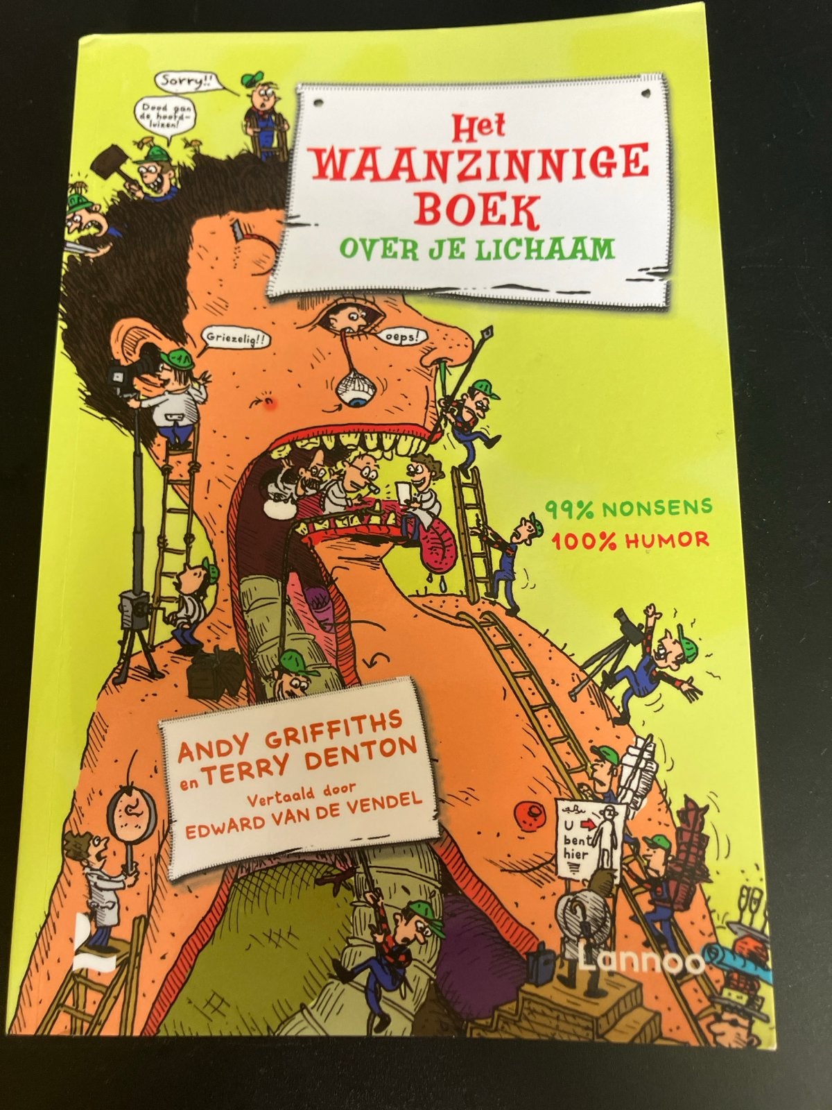 Het Waanzinnige Boek Over Je Lichaam - Andy Griffiths, Ophalen of Verzenden, Zo goed als nieuw, Non-fictie