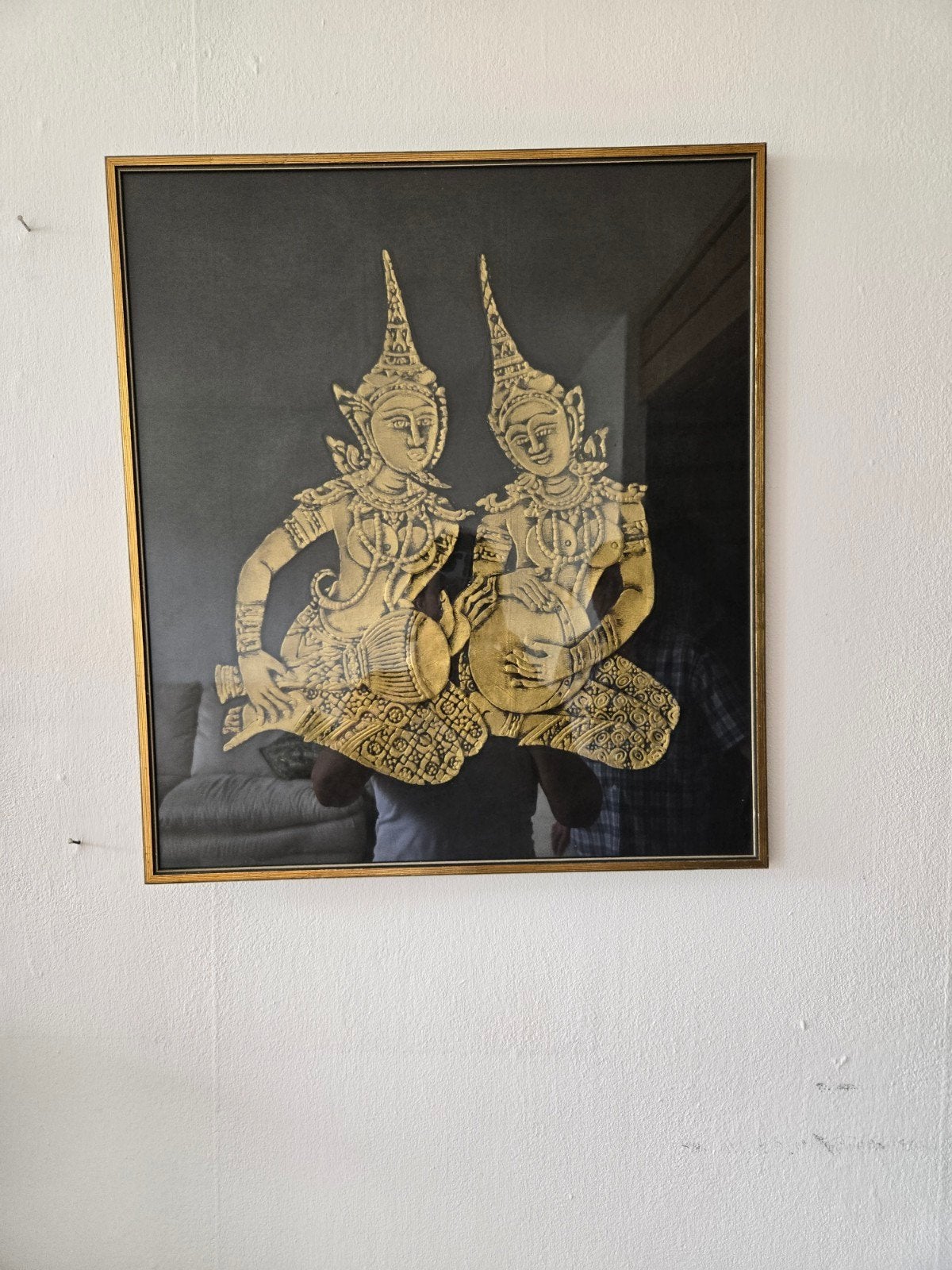 Thaise kunst zijdeschildering, Antiek en Kunst, Kunst | Etsen en Gravures, Ophalen