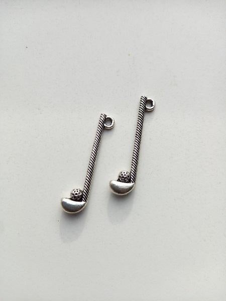2x Bedeltjes hockeystick, Verzenden, Nieuw, Bedel