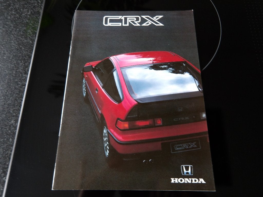 Honda CRX Brochure - Origineel, Ophalen of Verzenden, Zo goed als nieuw, Honda