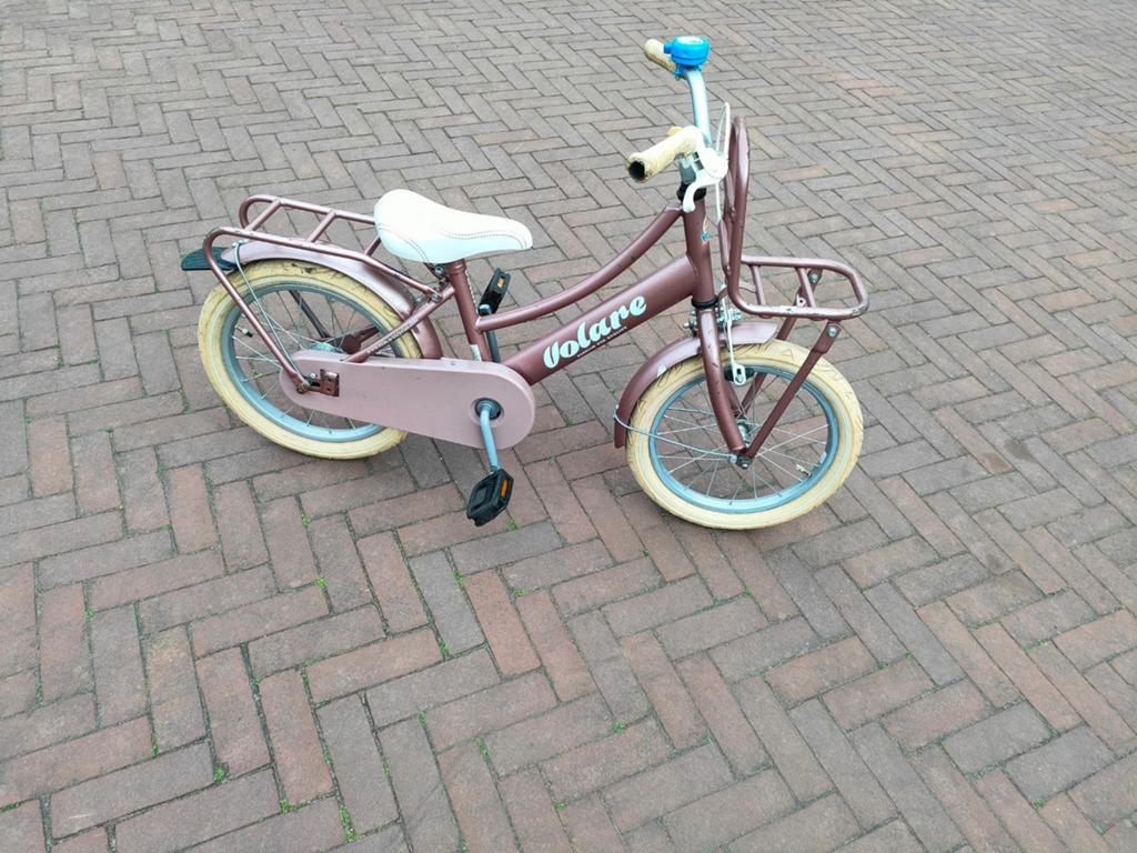 Kinderfiets voltra 16 inch, Terugtraprem, Gebruikt, Handrem, 16 inch