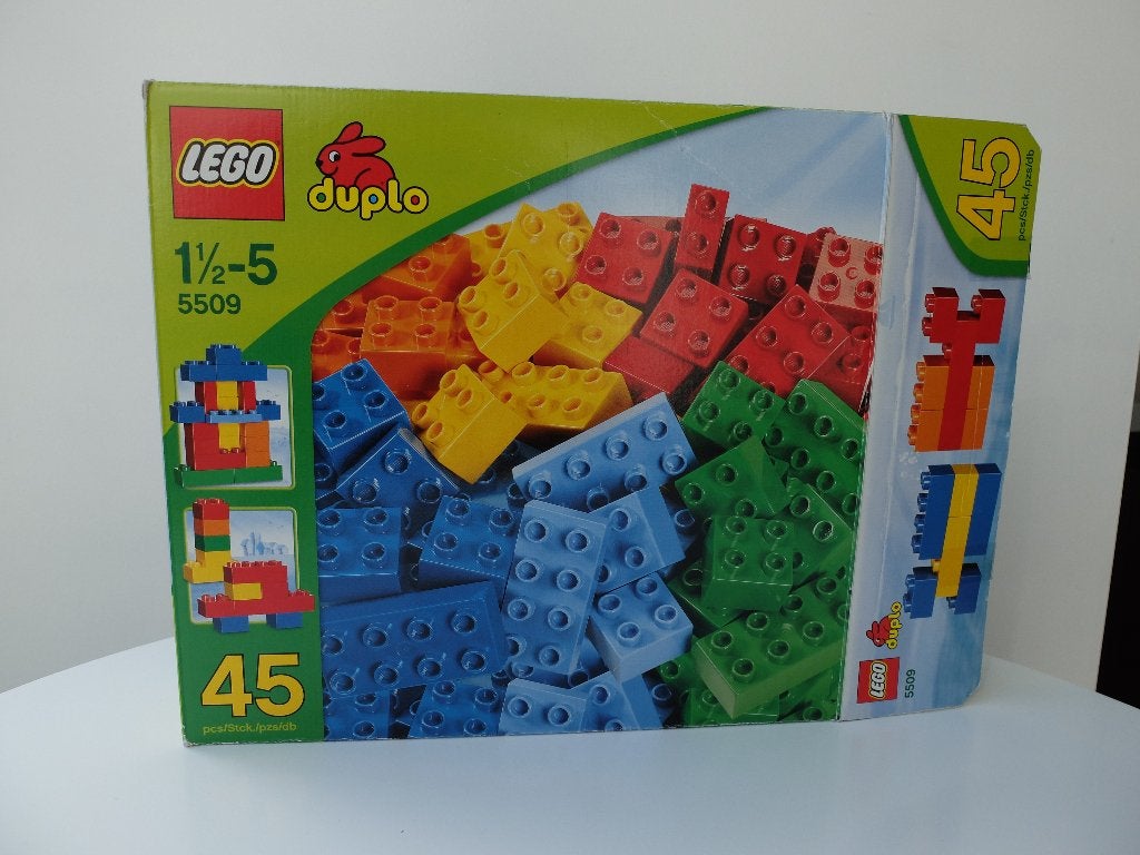 Duplo 45-delige set blokken nr. 5509, Kinderen en Baby's, Ophalen, Overige thema's, Zo goed als nieuw, Compleet