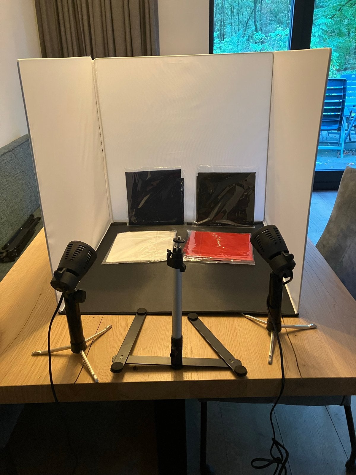 Fotobox voor macro fotografie, Ophalen, Nieuw, Mini fotostudio, Inclusief lampen