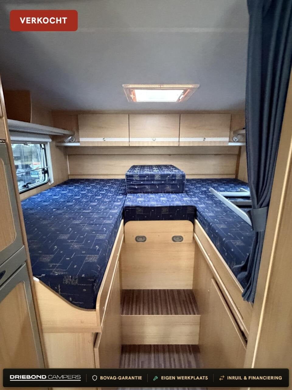 Sunlight T 66 Enkele Bedden Zonnepaneel Luifel Trekhaak Fiet, Caravans en Kamperen, Campers, Sunlight, Airbags, 6 tot 7 meter
