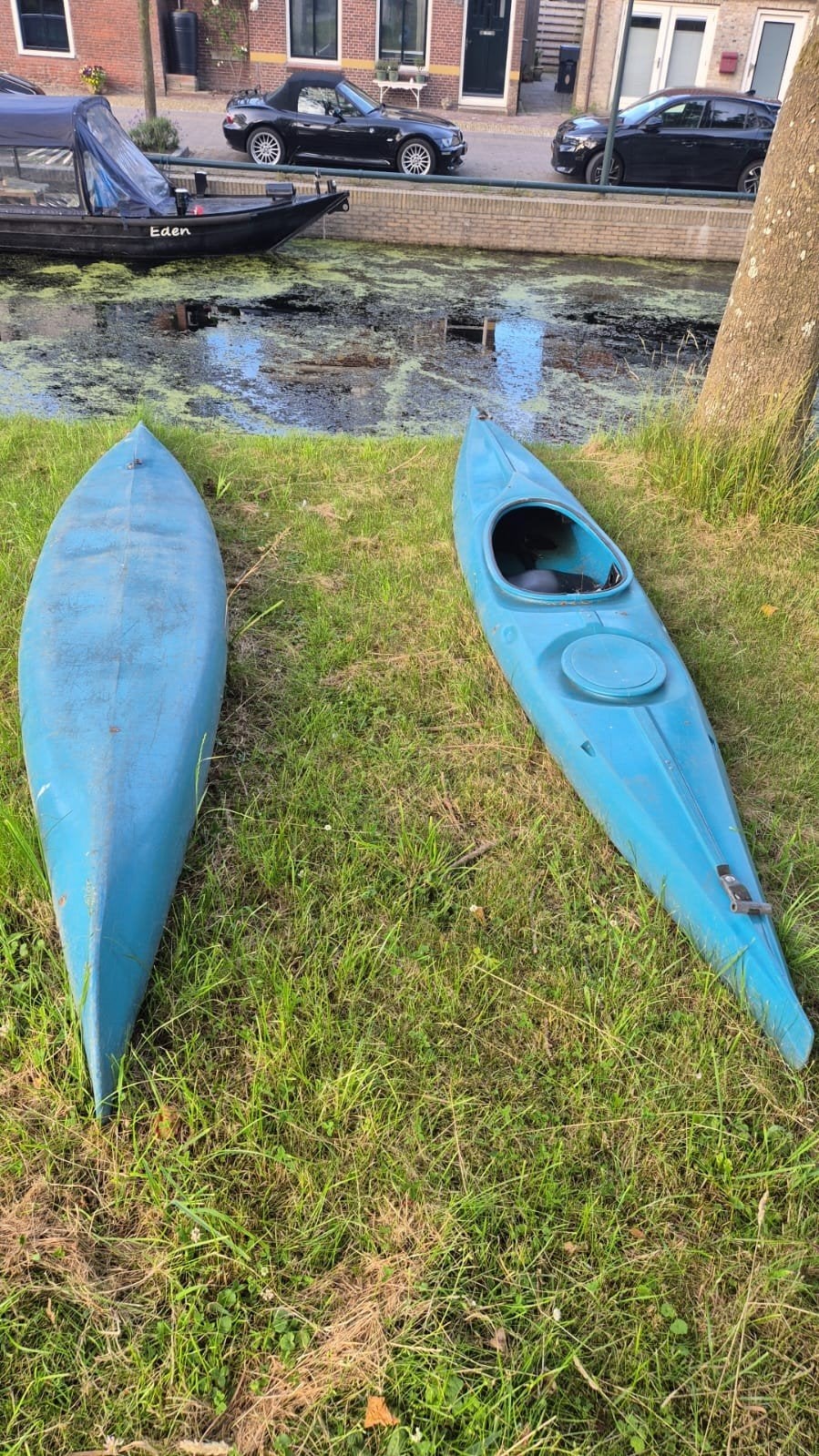Twee gebruikte kajaks - ideaal voor recreatie, Ophalen