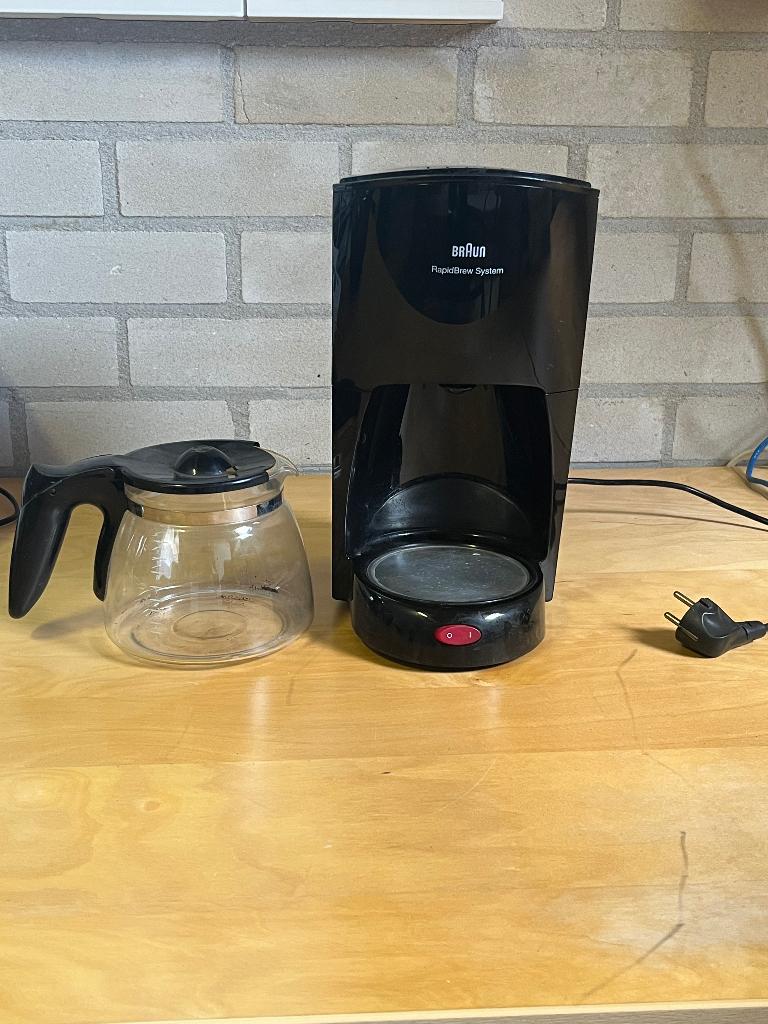 Koffiezetapparaat BrAun RapidBrew System, Ophalen, Koffiemachine, Zo goed als nieuw, 4 tot 10 kopjes