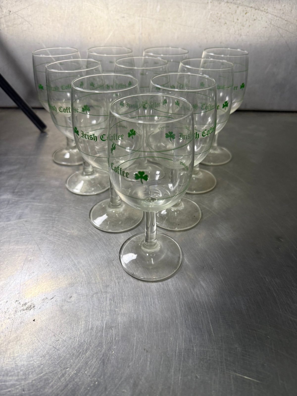 10irish coffee glazen met  prijs is voor alle 10 samen, Verzamelen, Glas en Borrelglaasjes, Ophalen of Verzenden, Zo goed als nieuw