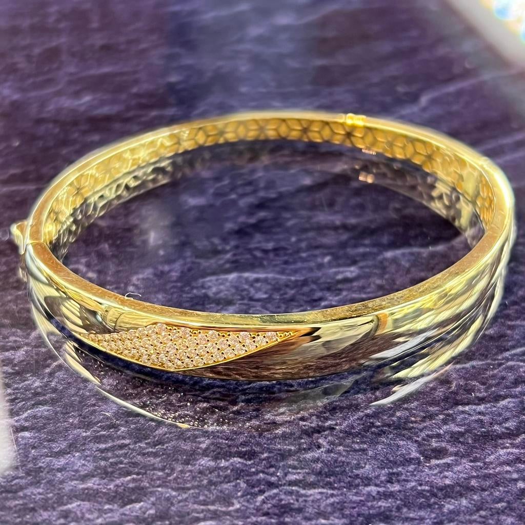 18 karaat gouden armband slavenarmband nieuw, Ophalen of Verzenden, Nieuw, Goud