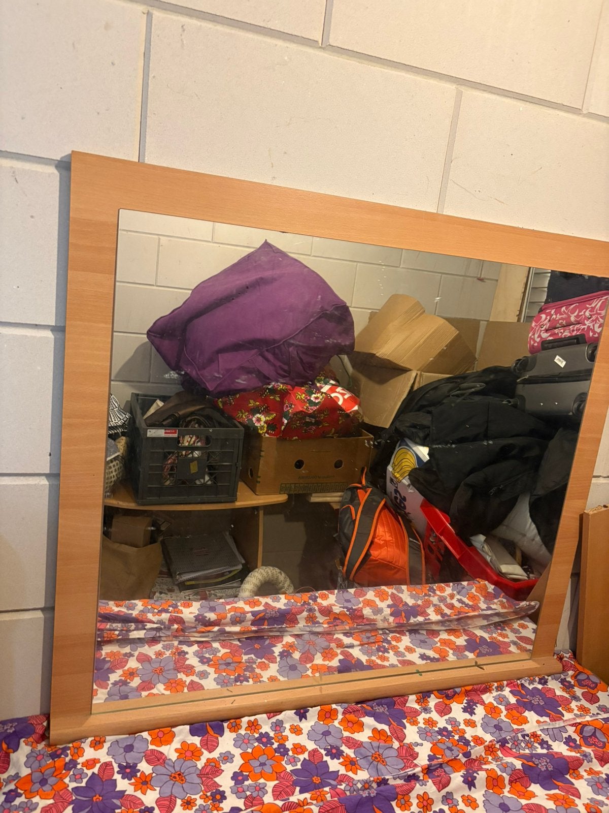 Gratis kast en spiegel, Huis en Inrichting, Ophalen, 25 tot 50 cm, 50 tot 100 cm