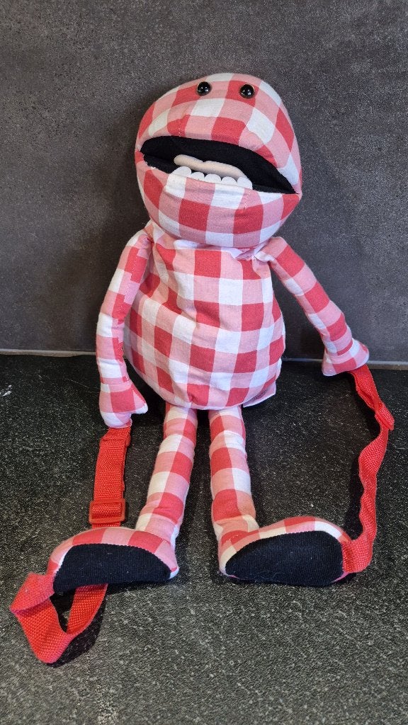 Mr. Jummy, Sultana, rugzak knuffel, 50cm T9, Tweedehands verkoop, Tweedehands verkoop, Gebruikt, Overige typen