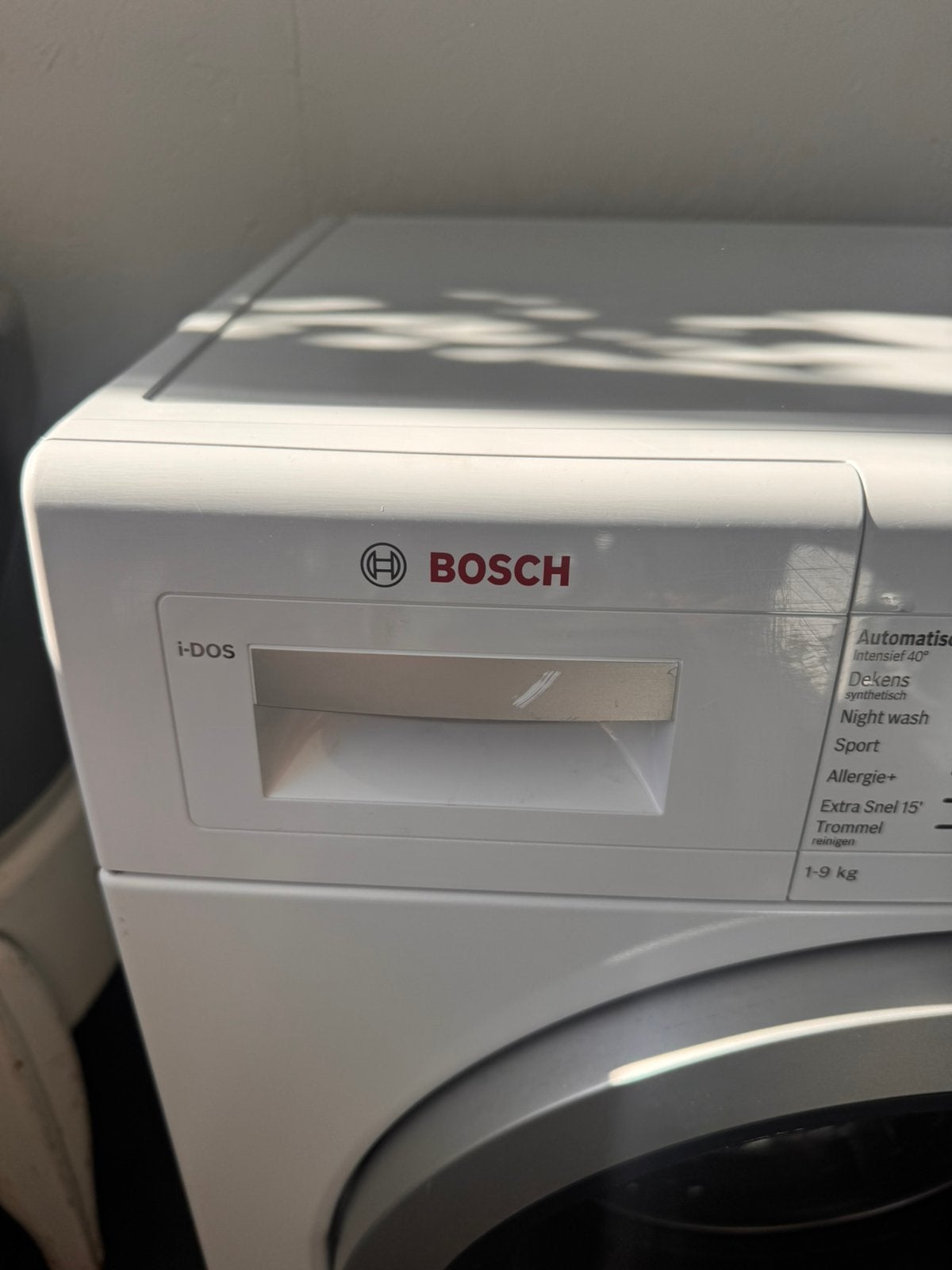 BOSCH 1600 SERIE 8 I-DOS A+++ 9 KG met 2 jaar garantie, 1200 tot 1600 toeren, N, N, 8 tot 10 kg