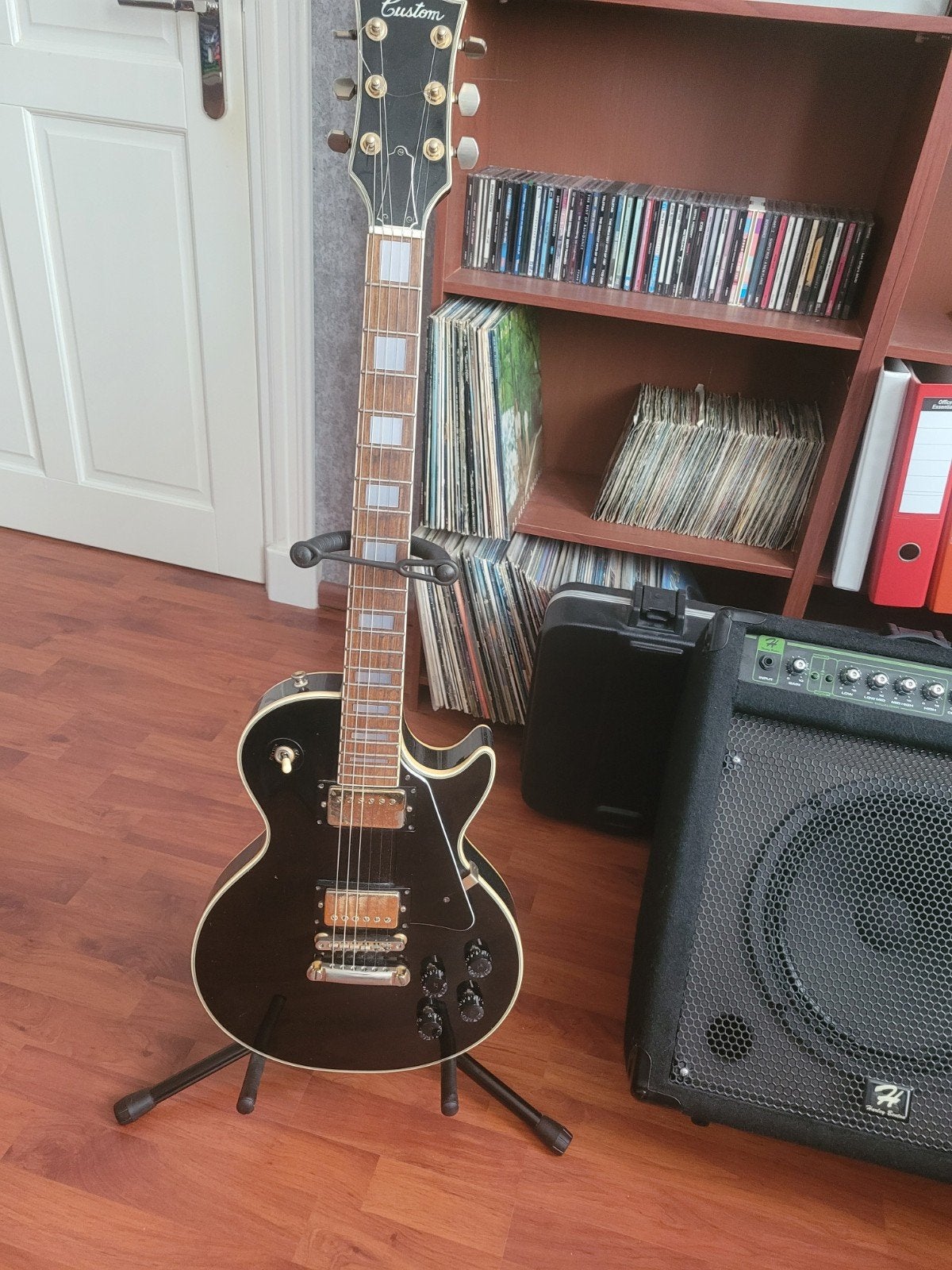 Custom les paul model  bouwjaar rond 1975, Muziek en Instrumenten, Ophalen, Gebruikt, Solid body, Overige merken
