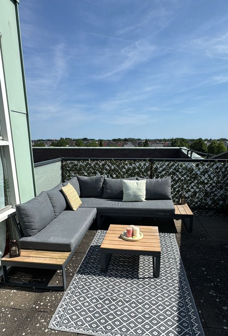 Lage loungeset, Tuin en Terras, Tuinsets en Loungesets, Ophalen, 5 zitplaatsen, Gebruikt, Loungeset